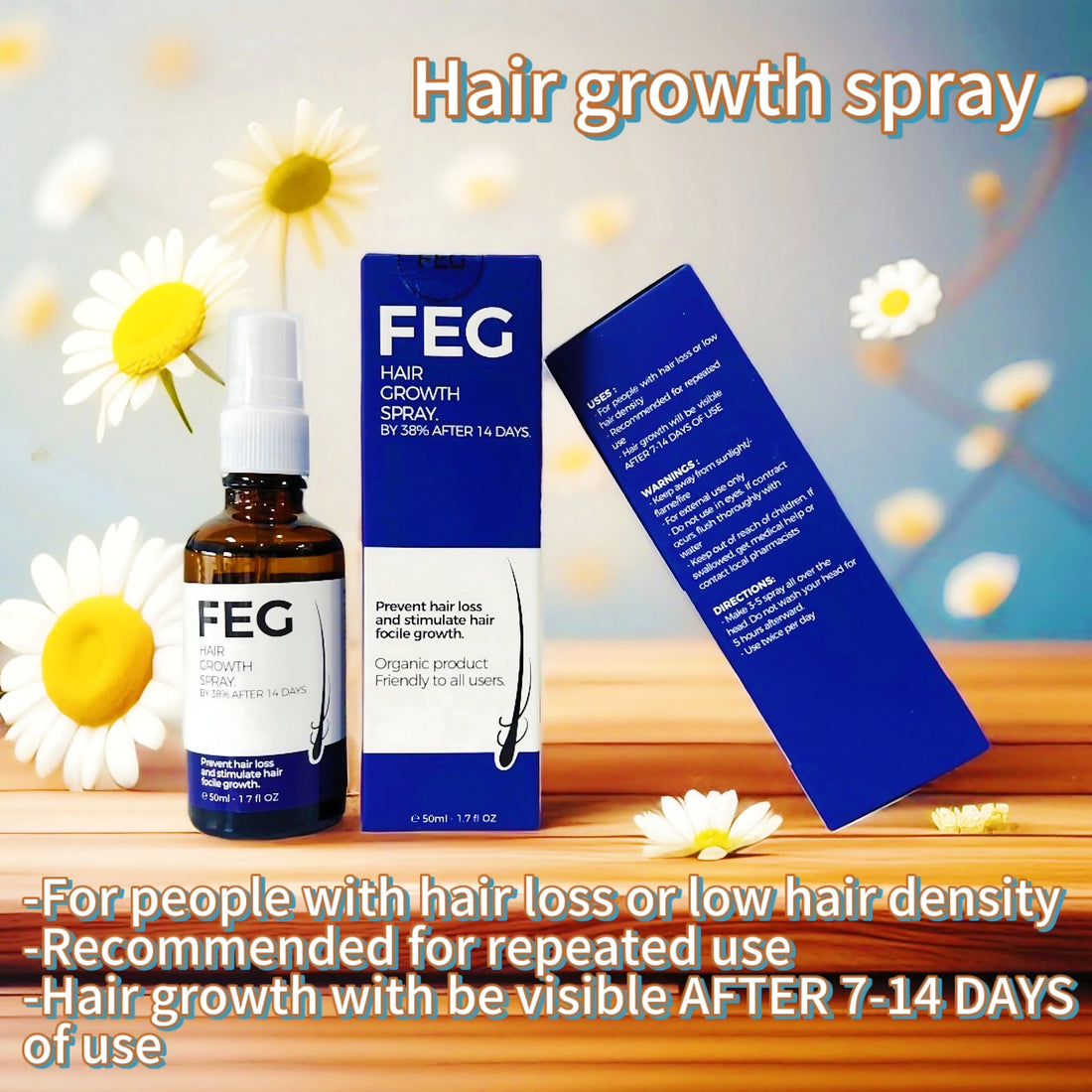 Hair Growth Spray Nourishing Scalp Treatment 50ml