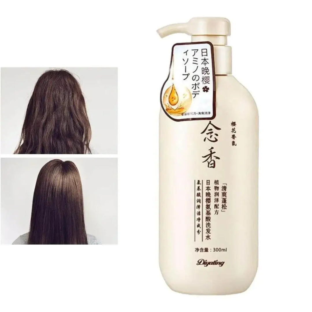 Japanese Sakura Hair Growth Shampoo for Stronger and Thicker Hair