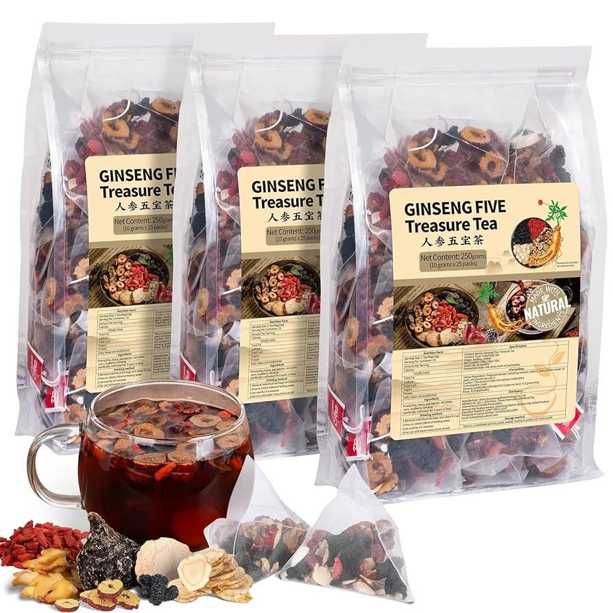 Ginseng Five Treasure Tea