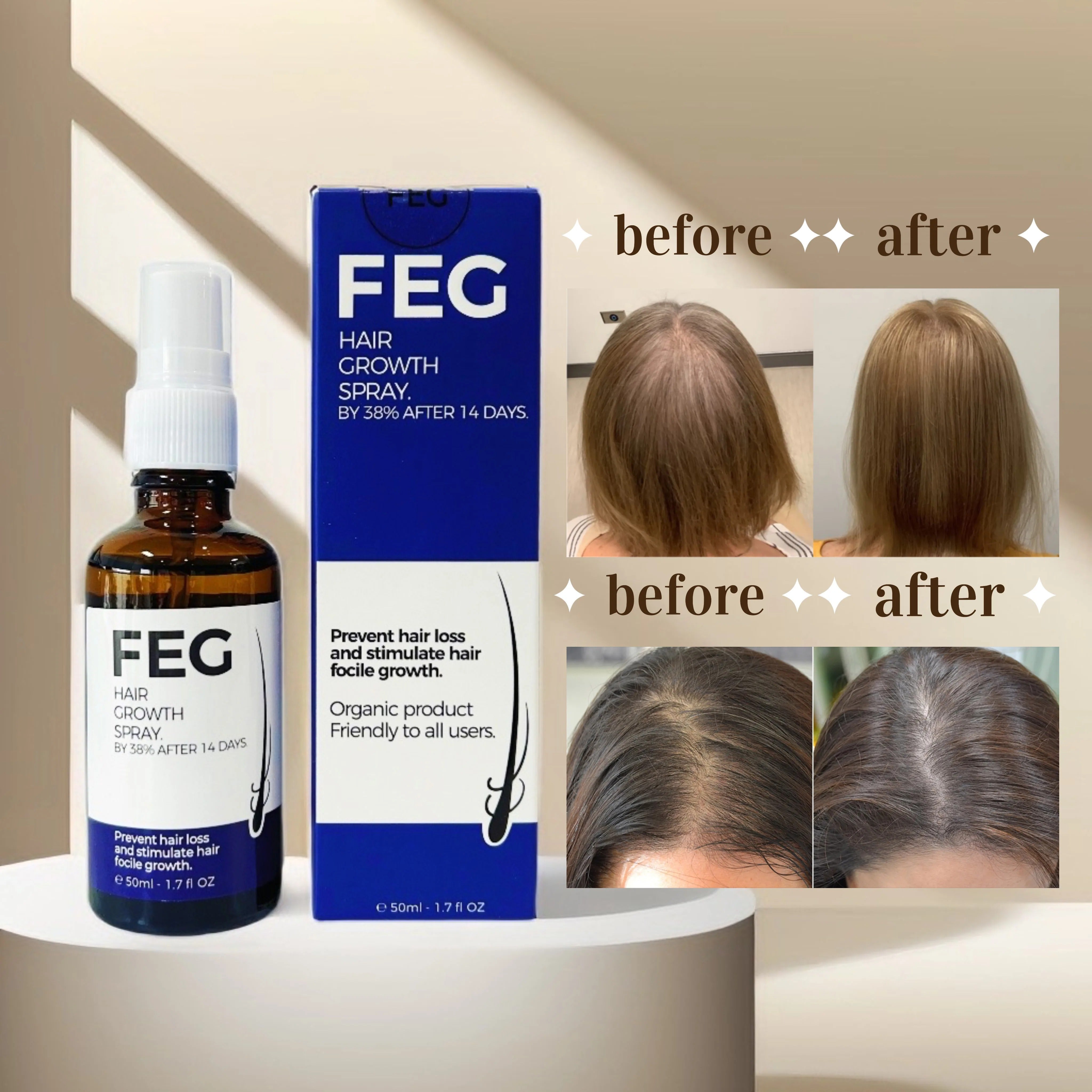 Hair Growth Spray Nourishing Scalp Treatment 50ml