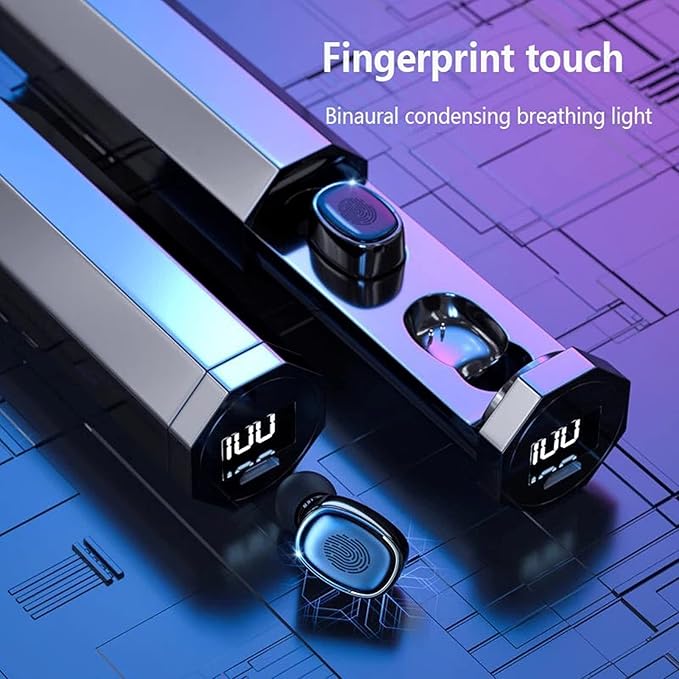 True Wireless Earbuds with Digital Display